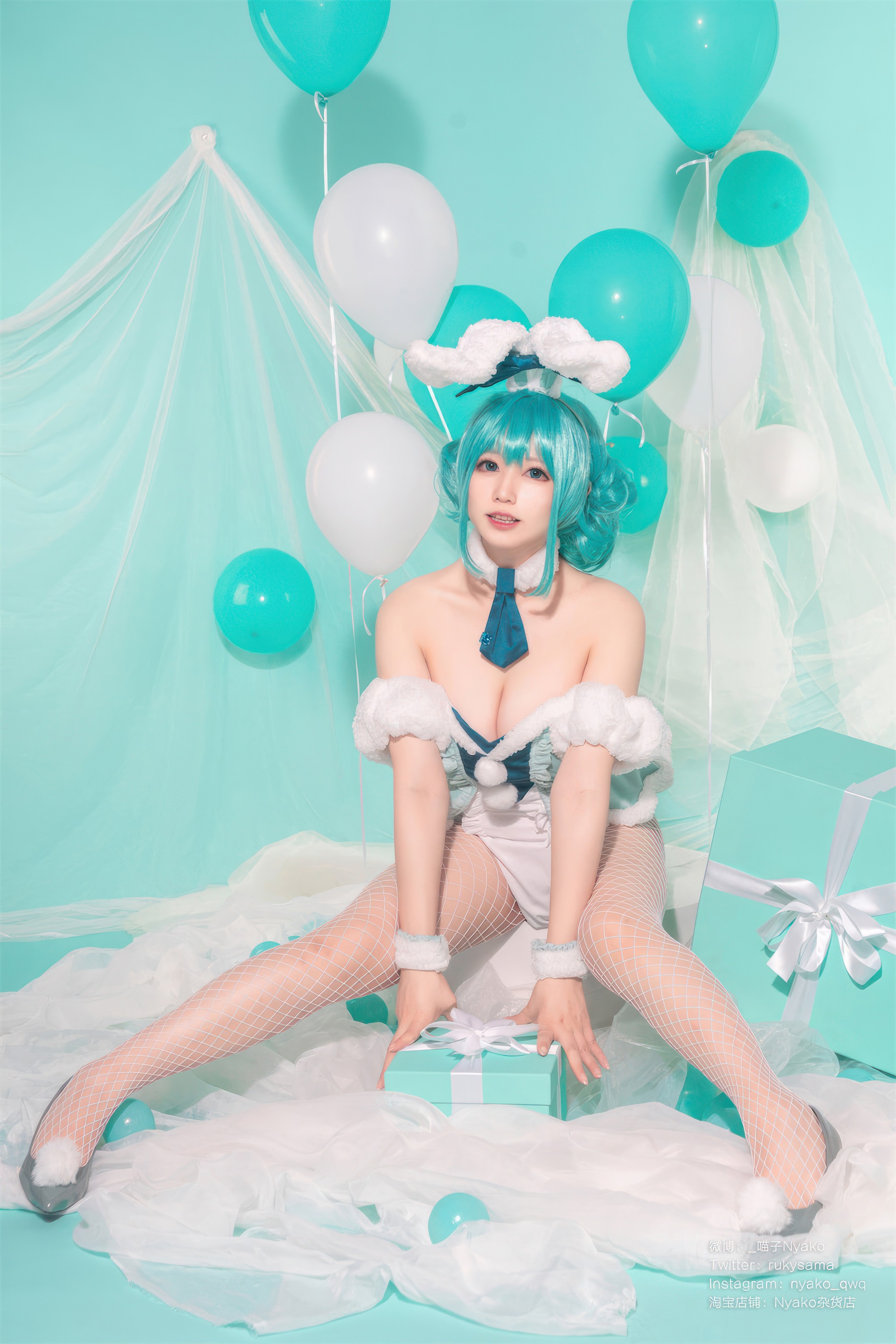 Nyako喵子 - NO.072 初音白兔 [41P]-XikXak